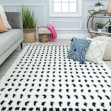 CosmoLiving Rugs America Cyprus Modern Dots Secret Moment Area Rug