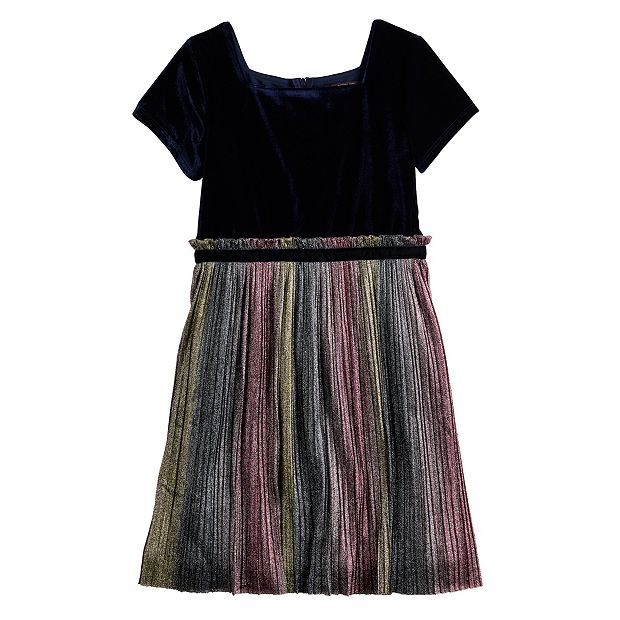 Girls 4 16 Three Pink Hearts Ombre Tulle Dress