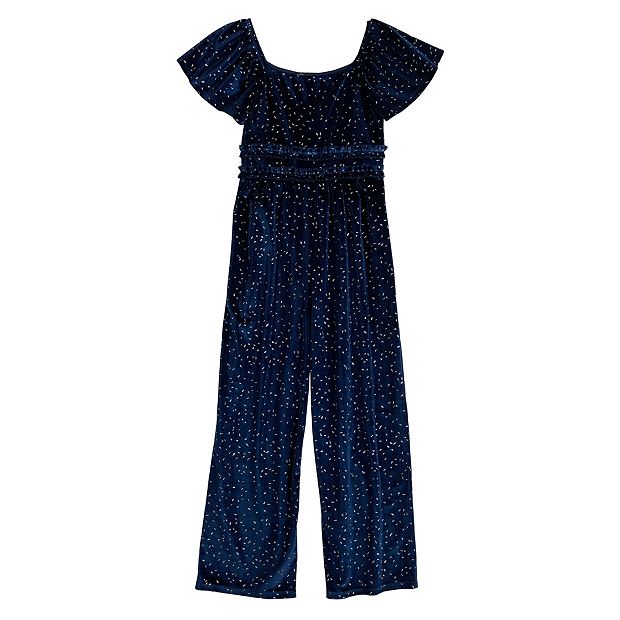 Girls sequin jumpsuit best sale