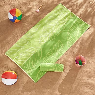 Madelinen® Boca 2-Pack Tropical Print Beach Towel Set