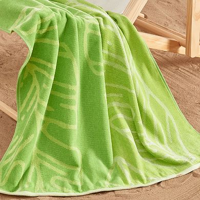 Madelinen® Boca 2-Pack Tropical Print Beach Towel Set