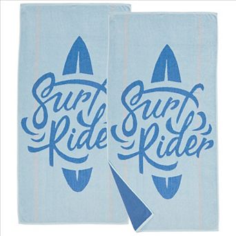 Madelinen® Boca 2-Pack Tropical Print Beach Towel Set