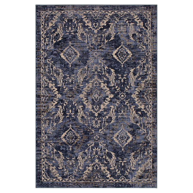 Scott Living Eastway Rug, Blue, 5X8 Ft