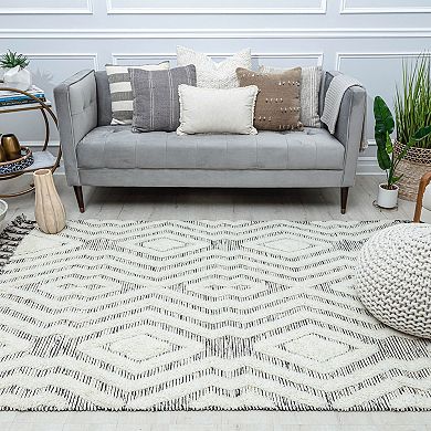 Rugs America Isle Bohemian Diamond Area Rug