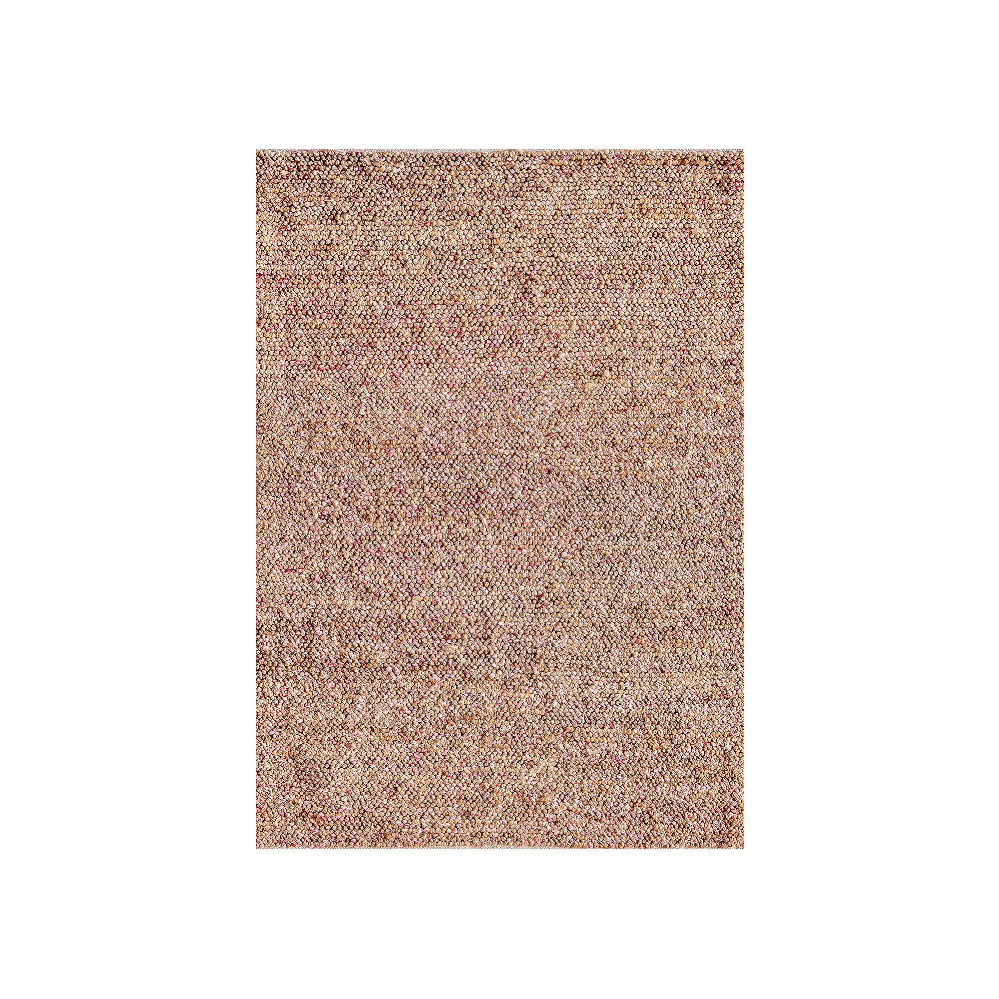 Rugs America Isle Farmhouse Solid Confetti Area Rug, Blush Confetti