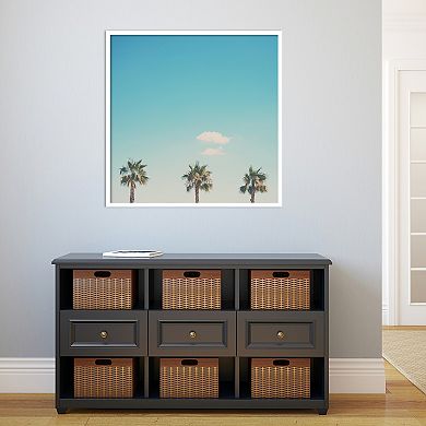 Amanti Art Trio Of Palm Trees Framed Wall Art