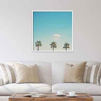 Amanti Art Trio Of Palm Trees Framed Wall Art