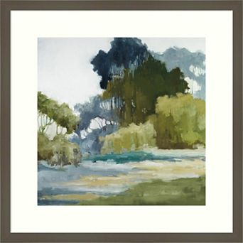 Amanti Art Bean Fields Tall Trees Framed Wall Art