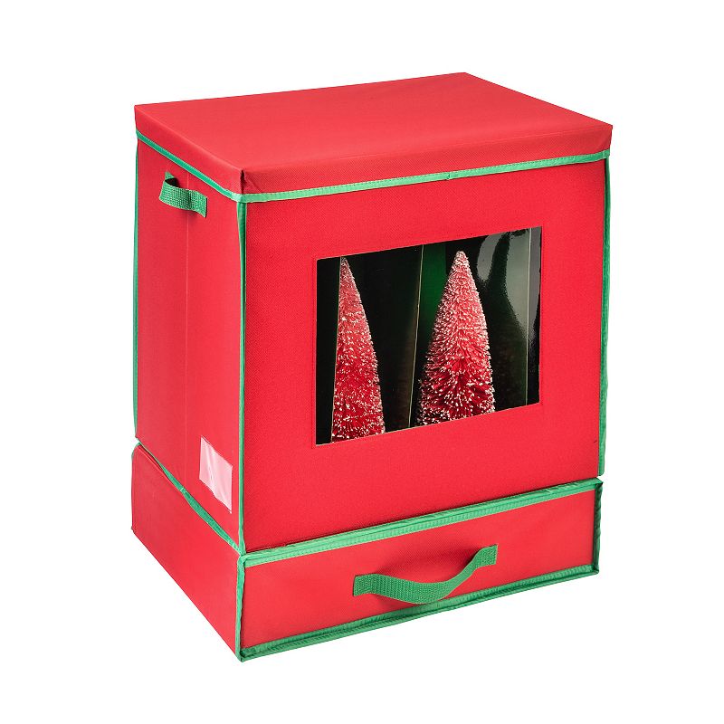 20879155 Honey-Can-Do Holiday Decorations Storage Box, Red sku 20879155
