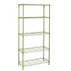 Design Ideas Meshworks 3 Tier Full Size Metal Tower Bathroom Storage  Shelving Unit Rack For Over The Toilet Organization, 26 X 10 X 72, White  : Target