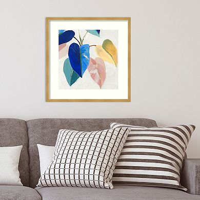 Amanti Art Bright Mood I Leaves Framed Wall Art