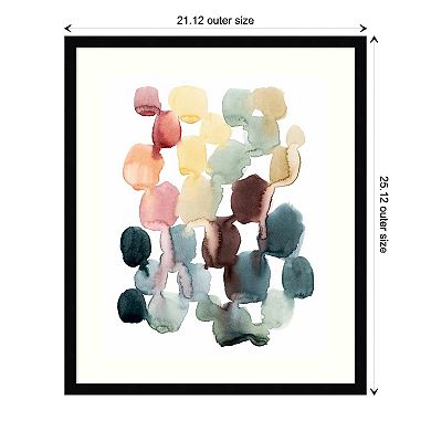 Amanti Art Desert Stones II Framed Wall Art