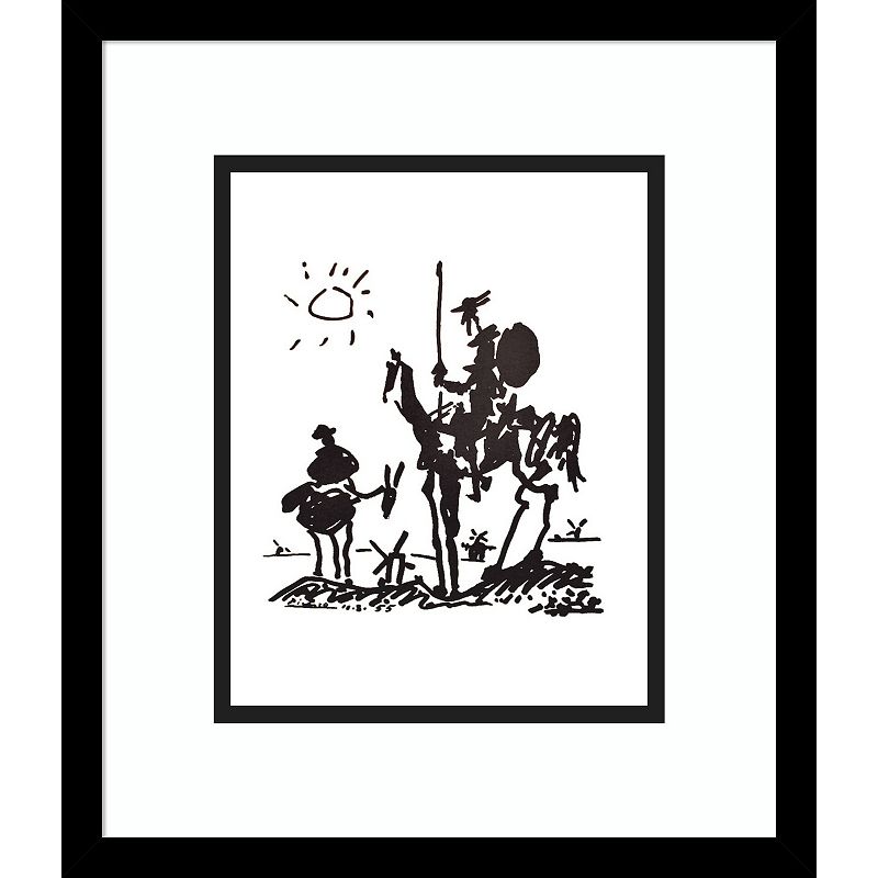 31096785 Amanti Art Don Quixote Framed Wall Art, Black sku 31096785