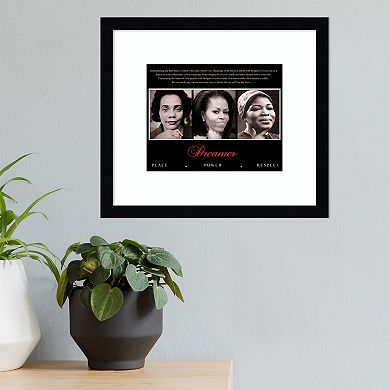 Amanti Art Dreamer Peace Framed Wall Art