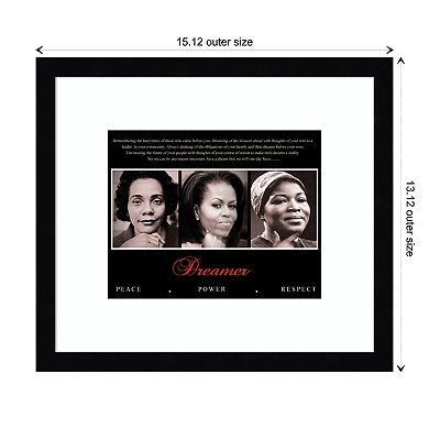 Amanti Art Dreamer Peace Framed Wall Art