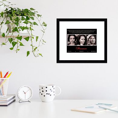 Amanti Art Dreamer Peace Framed Wall Art