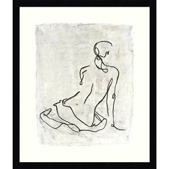 Amanti Art Embellished Gestural Framed Wall Art