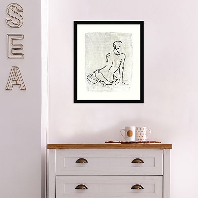 Amanti Art Embellished Gestural Framed Wall Art