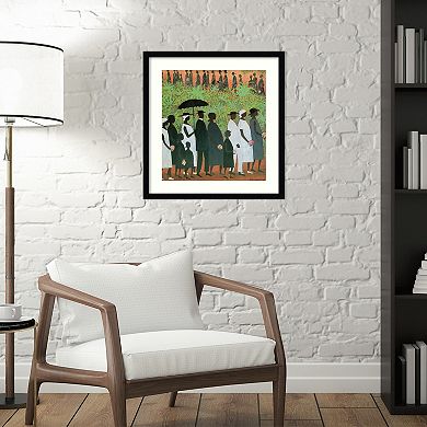 Amanti Art Funeral Procession Framed Wall Art