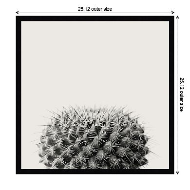 Amanti Art Haze Cactus Succulent Framed Wall Art