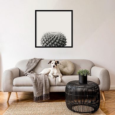 Amanti Art Haze Cactus Succulent Framed Wall Art