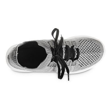 Zenz by Isotoner Women's Knit Lace-Up Sneakers