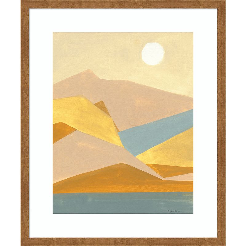 Amanti Art Retro Abstract I SW Mountains Framed Wall Art, Brown, 20X24