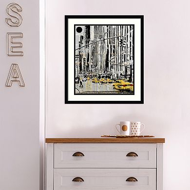 Amanti Art Somewhere in New York City Framed Wall Art