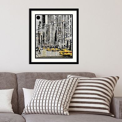 Amanti Art Somewhere in New York City Framed Wall Art