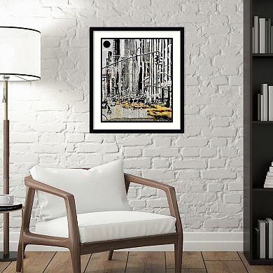 Amanti Art Somewhere in New York City Framed Wall Art