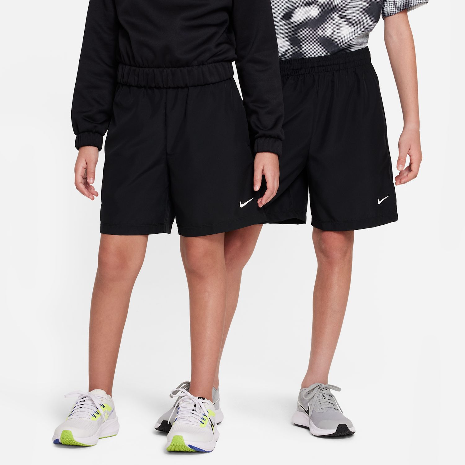 Детские тканые шорты Nike Woven, цвет: Чёрный — фото 1