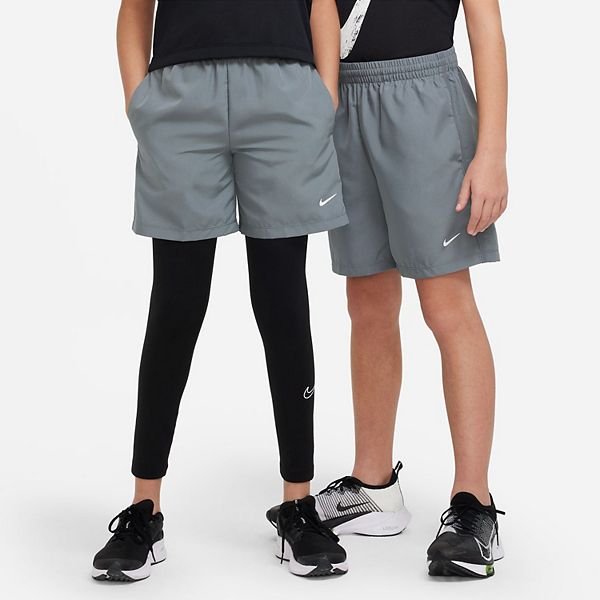 Nike One Older Kids' (Girls') Dri-FIT High-Waisted Woven Training Shorts.  Nike ID