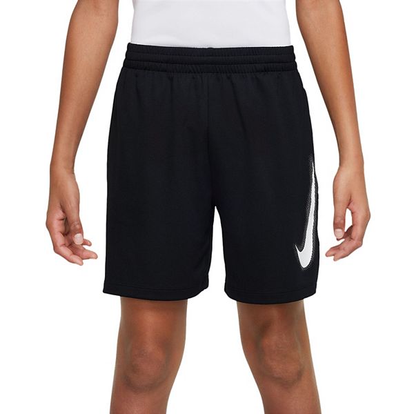 Boys 8-20 Nike Dri-FIT Multi+ Graphic Swoosh Shorts