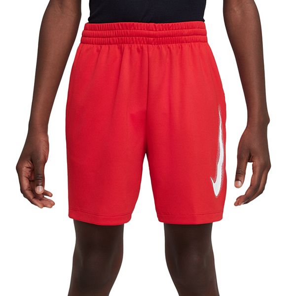 Boys 8-20 Nike Dri-FIT Multi+ Graphic Swoosh Shorts