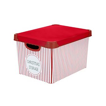 Simplify Christmas 60 Ornament Storage Tote Bin