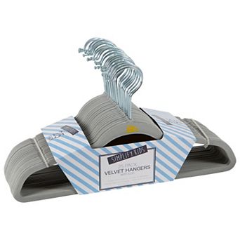 Simplify Kids 25 Pack Velvet Hangers