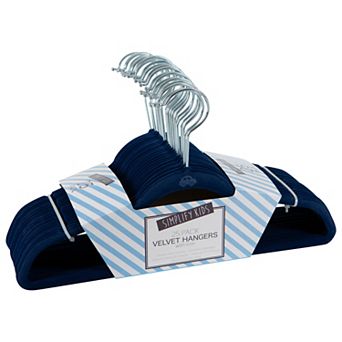 Simplify Kids 25 Pack Velvet Hangers