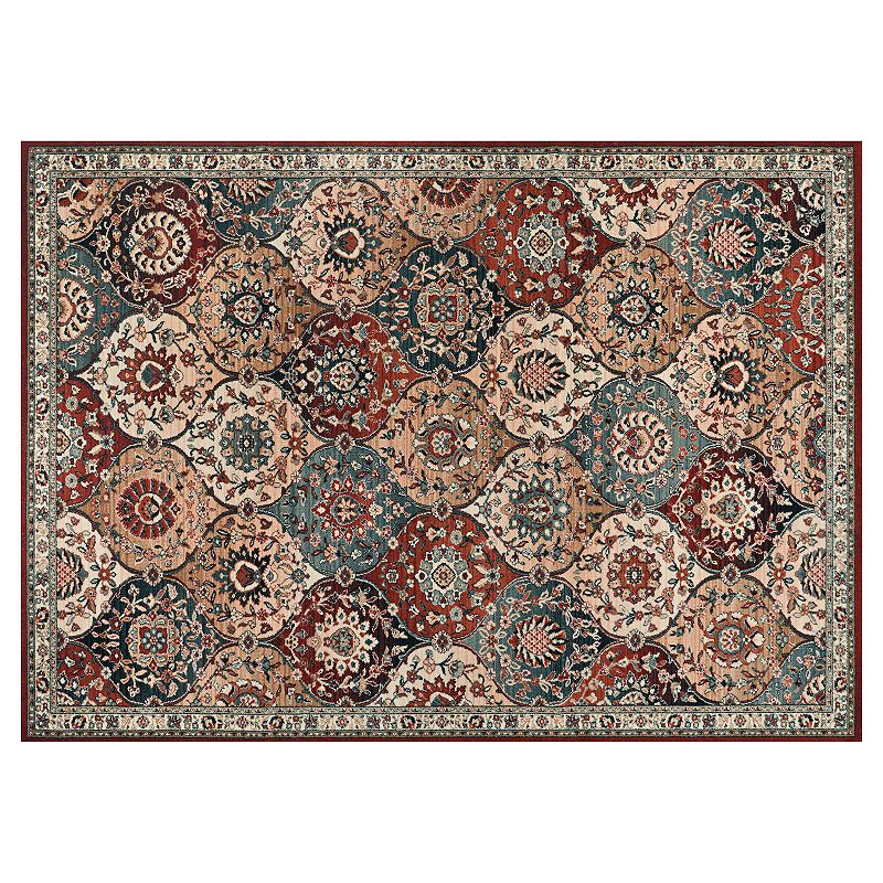 Couristan Old World Classics Royal Baktiari Antique Red Area Rug, 6.5X10 Ft