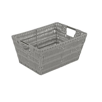 Simplify 3 Pack Set Rattan Tote Baskets