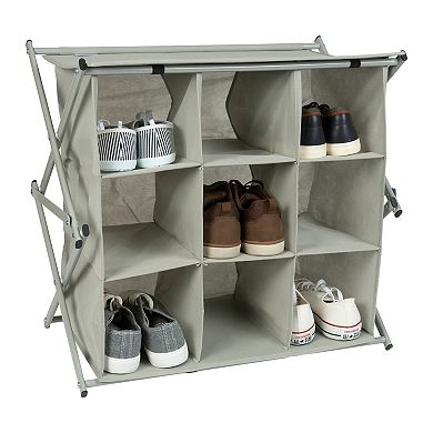 Simplify 9 Grid Collapsible Shoe Rack