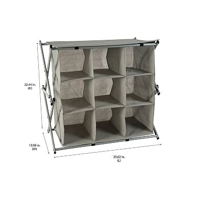 Simplify 9 Grid Collapsible Shoe Rack