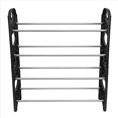 Simplify 12 Pair Stackable Shoe Caddy Rack