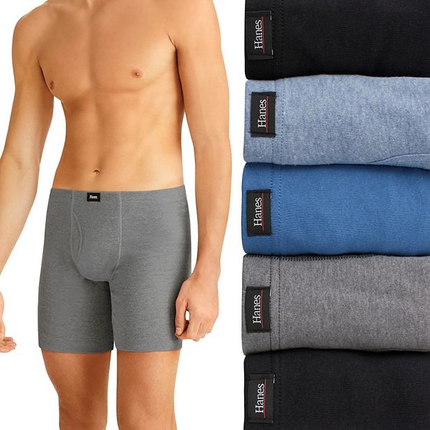 CHERISH 5-Pack Men Comfortable Ultra Soft Cotton Boxer Brief, Plus Size Classic Fit, Up to 300lb (10XL