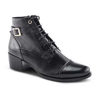 Spring Step Buckleup Women's Ankle Leather Boots