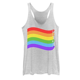 Juniors' Pride Stripes Flag Tank Top