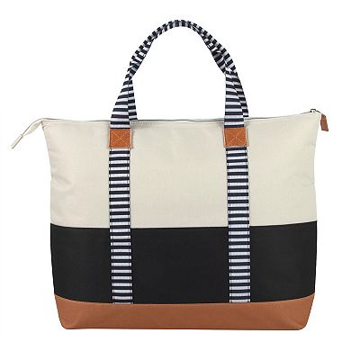 Emma & Chloe Colorblock 20-Can Insulated Cooler Tote Bag