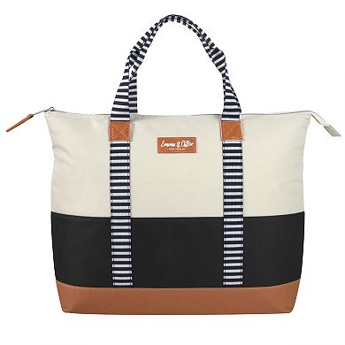 Emma & Chloe Colorblock 20-Can Insulated Cooler Tote Bag