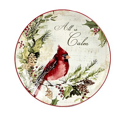 Certified International Silent Night 4-pc. Dessert Plate Set