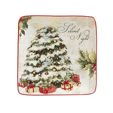 Certified International Silent Night 4-pc. Canape Plate Set