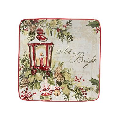 Certified International Silent Night 4-pc. Canape Plate Set